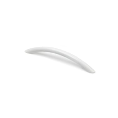 Tirador curvo zamak blanco 128 mm