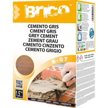 Bricolar cemento rápido gris 1,5 kg. - Pinturas Juliá