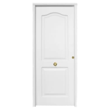 Puerta Exterior Entrada 3P 1130 Saga blanca de 90x210cm - Puertas Calvente