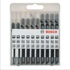 Jogo 10 lâminas serra tico-tico madeira Bosch