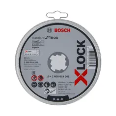 Discos corte XLock 115 mm Bosch 10 uds