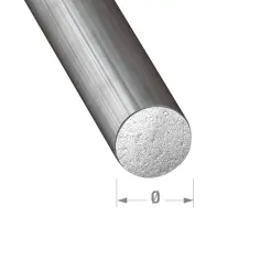 Varilla redonda de acero 1 m x ø 10 mm