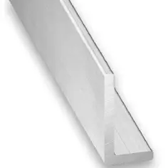 Ángulo de aluminio desigual 100 x 4 x 1 cm