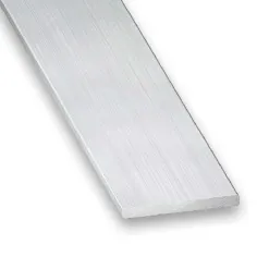 Pletina de aluminio bruto 20 x 2 mm - 1 m