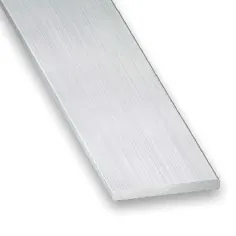 Pletina de aluminio bruto 25 x 2 mm - 1 m