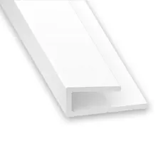 Perfil de acabado pvc blanco 100 x 1,4 x 3,5 cm