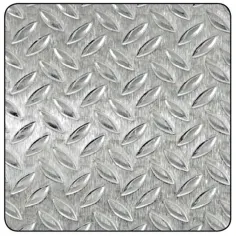 Chapa de aluminio grano de arroz 500 x 500 mm