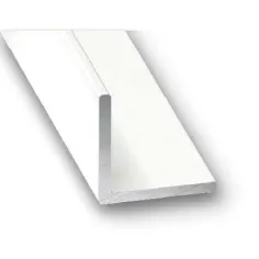 Ángulo de aluminio blanco 200 x 2 x 2 cm