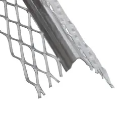 Ángulo de acero galvanizado para yeso 250 x 3,2 x 3,2 cm