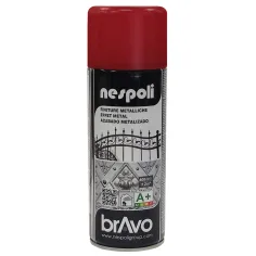 Spray efeito metalizado vermelho 400 ml Nespoli
