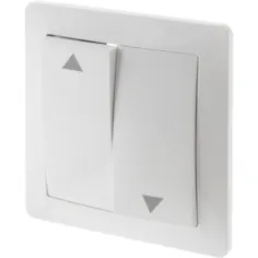 Botão persiana branco