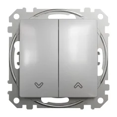 Interruptor de persianas aluminio New Sedna