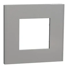 Marco 1 elemento New Unica Aluminio Schneider