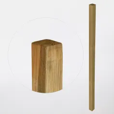 Poste de madeira 240 x 7 x 7 cm