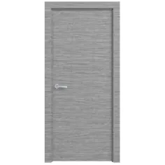 Puerta exmoor melamina gris derecha 203 x 62,5 cm