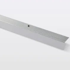 Perfil para escalón aluminio cromo brillo 900 mm