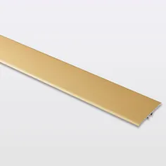 Perfil de unión extraplano aluminio 93 cm dorado mate