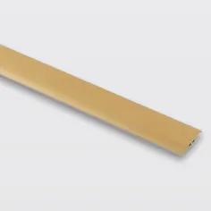 Perfil de unión plano aluminio 93 cm dorado mate