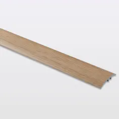 Perfil de unión plano aluminio 93x3,7 cm Decor200 madera