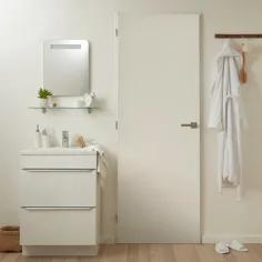 Puerta de Interior exmoor blanca derecha 203 x 72,5 cm