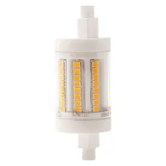 Lâmpada LED Diall Linear transparente R7S 9 W luz Amarela