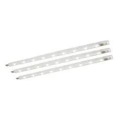 Pack 3 tiras led donny 4,5 w ip20 32 cm conectable/acoplable