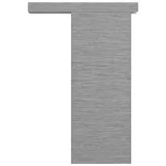 Puerta corredera exmoor melamina gris 203 x 82,5 cm