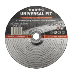 Disco desbaste metal 230 x 6 mm universal fit