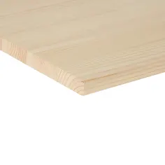 Tablero de madera de pino 120 x 20 x 1,8 cm