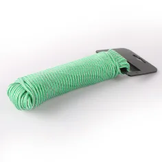 Cuerda trenzada verde 4 mmx20 m
