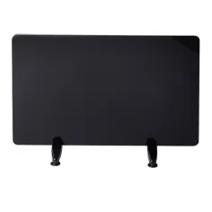 Panel radiador de cristal elasa 1500 w negro