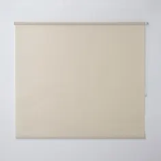 Estor enrollable translúcido marfil 160x160 cm