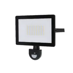 Proyector LED  Negro Lucano 30W Sensor