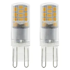 Pack de 2 Lâmpadas LED G9 300 lm 2,6 W Luz Neutra