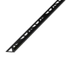 Inglete curvo PVC negro 9 mm Brenner