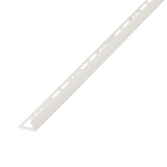 Inglete curvo PVC crema 9 mm Brenner