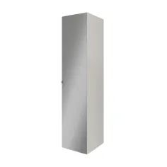 Armário completo Homny 1 coluna porta com espelho branco 50 cm