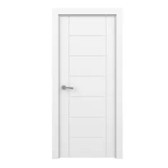 Puerta acristalada Freya blanco izquierda 72,5 cm