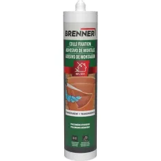 Adhesivo de polímero transparente 290 ml Brenner