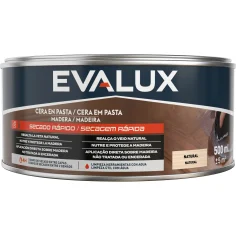Cera em pasta natural 500 ml Evalux