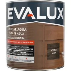 Tinta à base de água para madeira wengue 500 ml Evalux