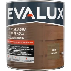 Tinta à base de água para madeira carvalho 500 ml Evalux