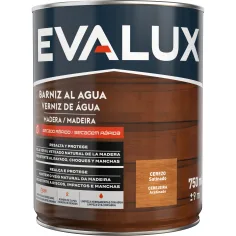 Verniz à base de água cerejeira satinado 750 ml Evalux