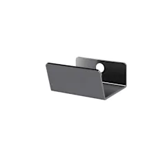 Homny pack 2 tiradores manual metal gris mate