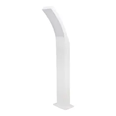 Poste Gambell rectangular led blanco