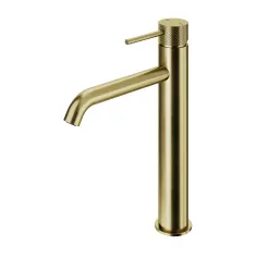 Grifo lavabo dorado caño alto Livie Cooke & Lewis