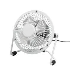 VENTILADOR DE METAL BRANCO 10CM