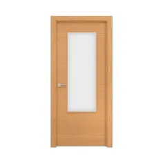 Puerta acristalada Carina roble derecha 82,5 cm