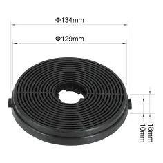 Filtro de carbón 135 para campanas telescópicas y chimeneas