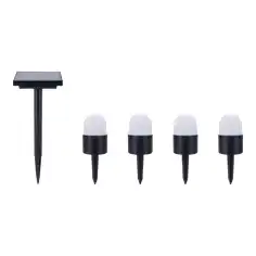 Pack 4 piquetas solares Bollard